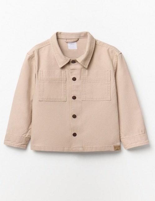 Camisa casual Sfera de algodón manga larga para niño