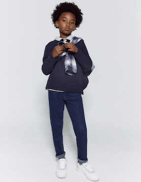 Jeans Skinny Sfera Deslavado Para Niño